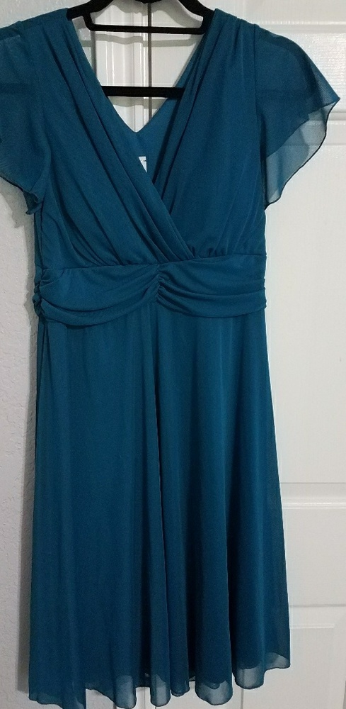 Blue Sheer Dress